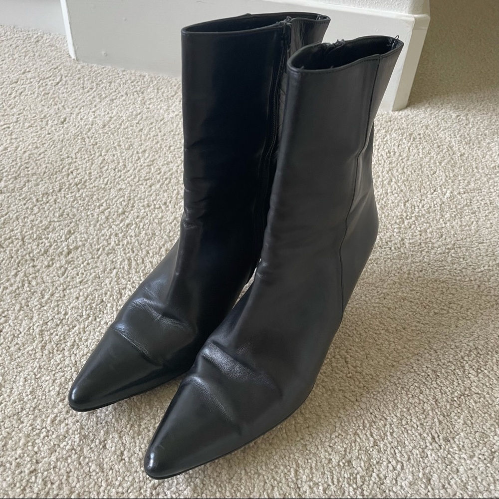 GUC Cole Haan Short Boots Bootie black Italy 6